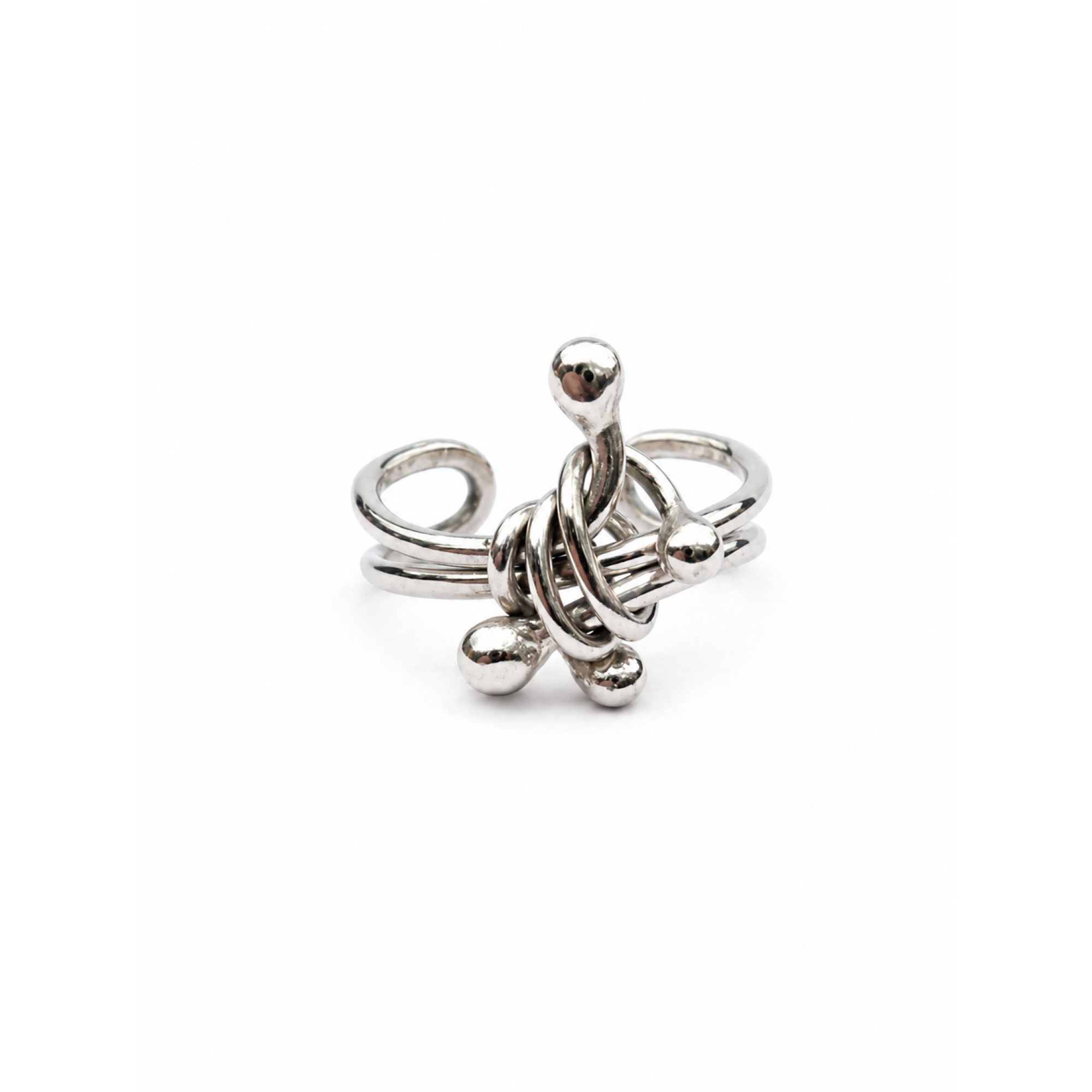 Handmade Sterling Silver Ear Cuff – No Piercing Conch Ring — Image 1 of 6