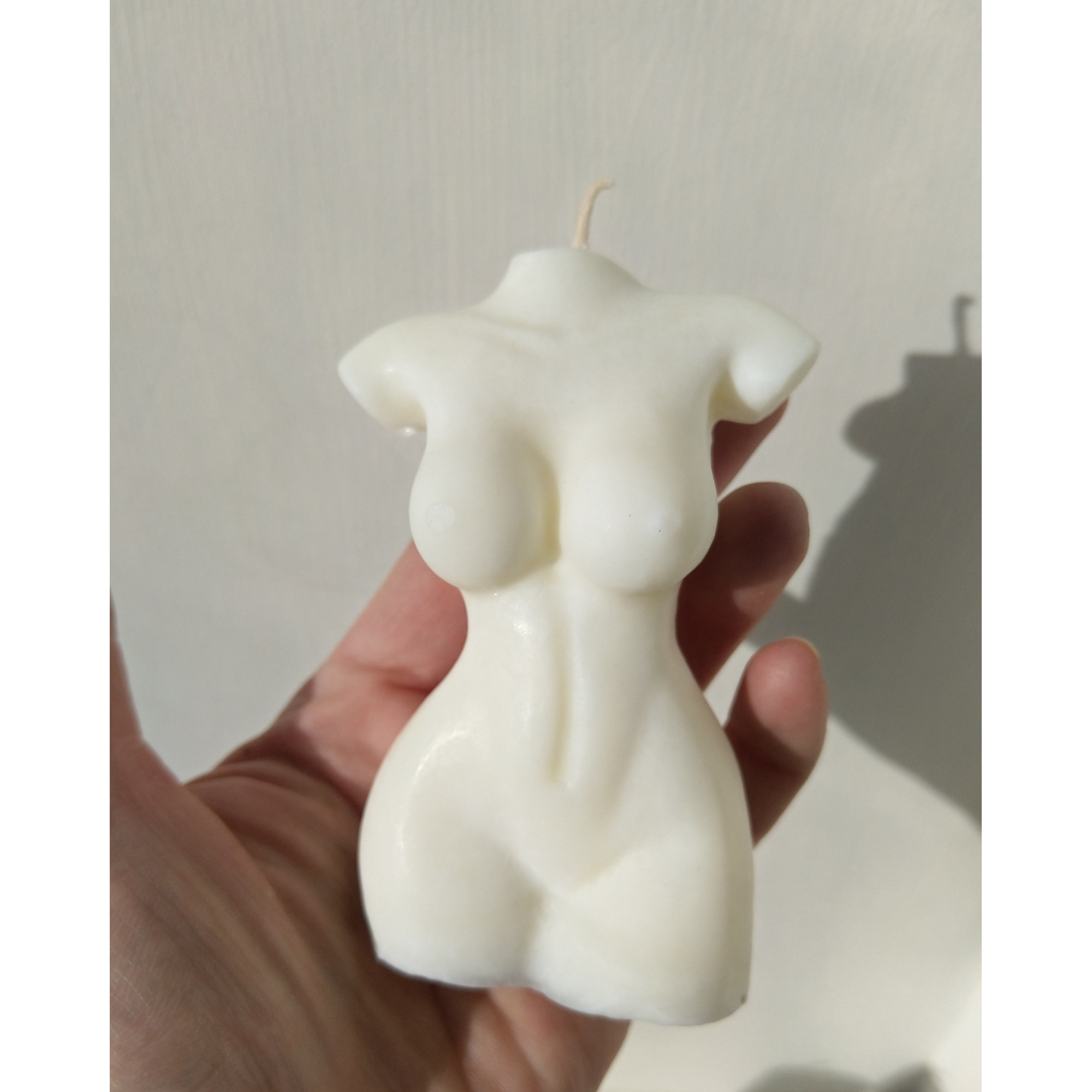 Women Torso Candle	Soy Wax	low temperature	Women breast	wax play	Nude Female Candle	nipple jewelry	candle of pleasure	sexy games	body safe wax	Bust Goddest candle	Female Figure	BDSM game — Image 6 of 6
