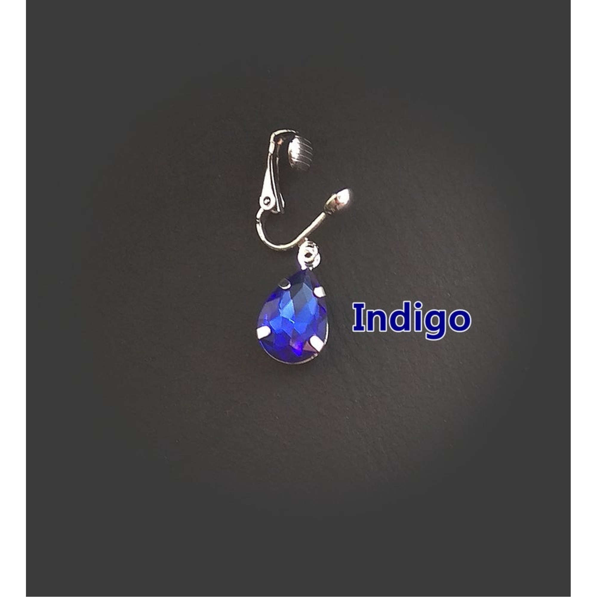 Royal Blue Crystal Faux Clitoral Jewelry — Image 6 of 7