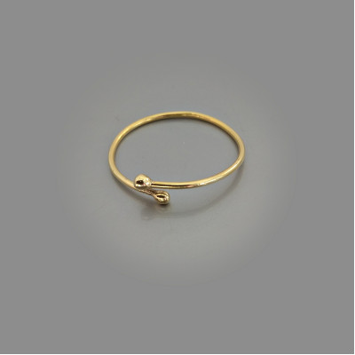 Adjustable Brass Penis Ring – Handmade Men's Body Jewelry