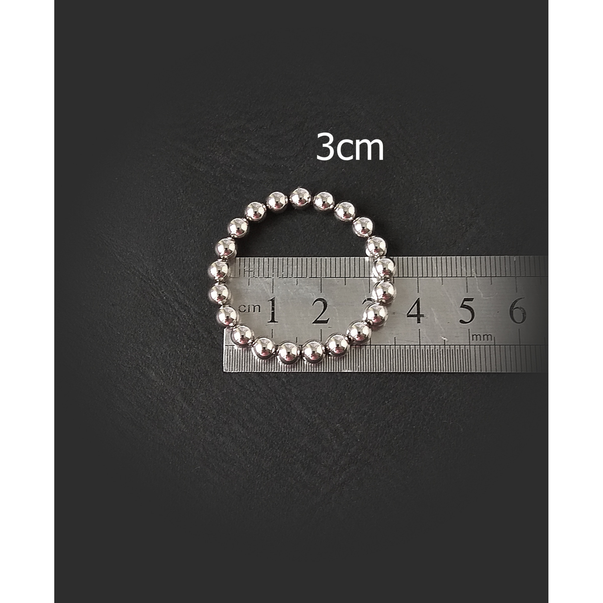 Magnetic Penis Ring with 5mm Beads – Adjustable Non-Piercing Male Jewelry — Image 3 of 5