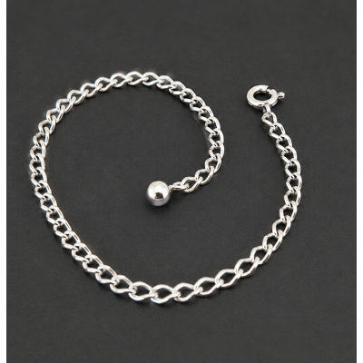 Silver Bead Penis Chain — Non-Piercing Sterling Silver Adjustable SilverBuds