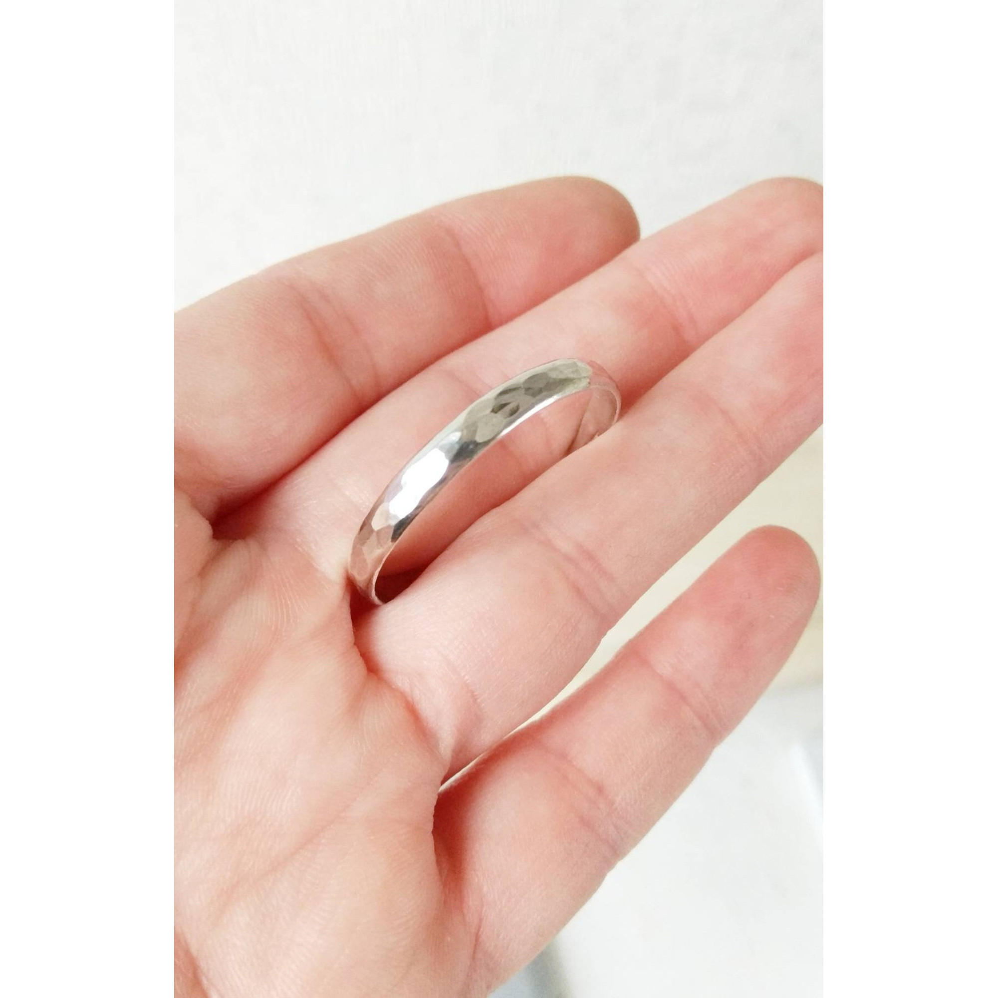 Personalized Male Jewelry | Adjustable Hammered Penis Ring — Image 4 of 6