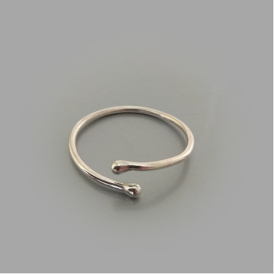Adjustable Sterling Silver Penis Ring – Handmade Men's Body Jewelry
