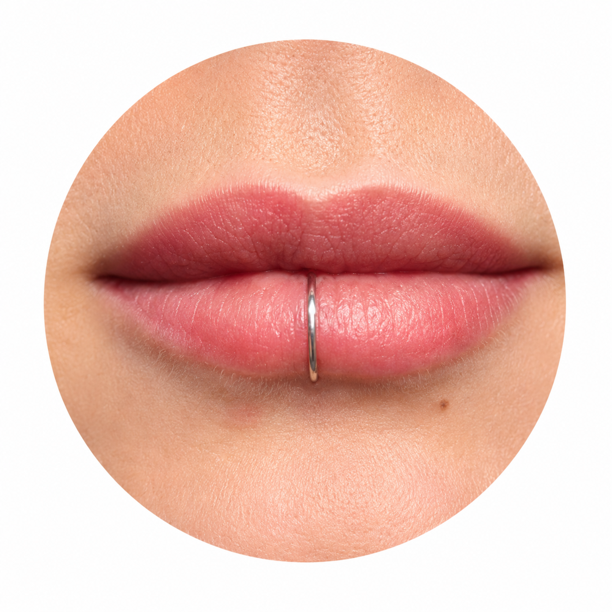 Handmade Sterling Silver Fake Lip Ring — Image 1 of 5