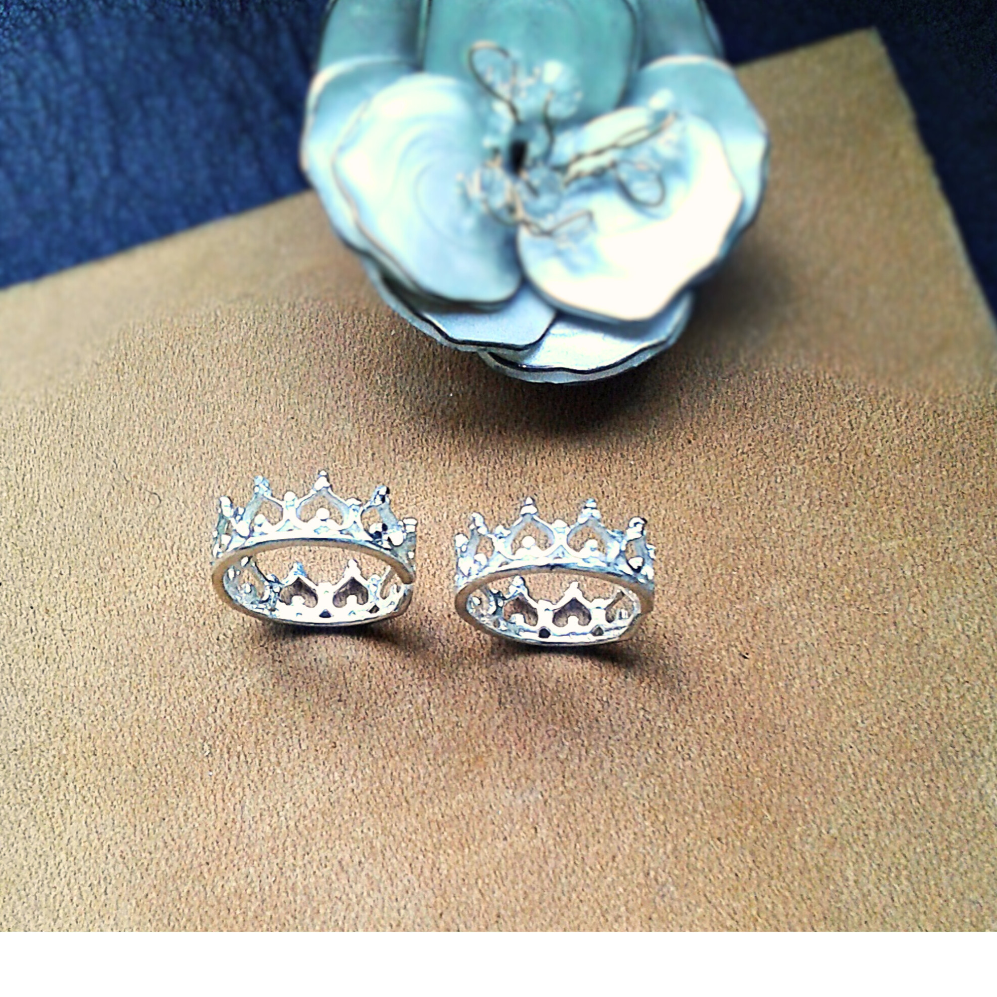 Crown Nipple Ring — Non-Piercing & Adjustable Sterling Silver — Image 5 of 8