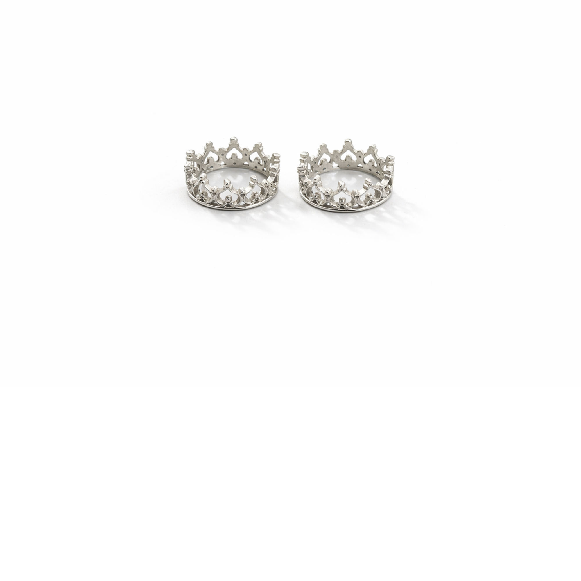 Crown Nipple Ring — Non-Piercing & Adjustable Sterling Silver — Image 8 of 8