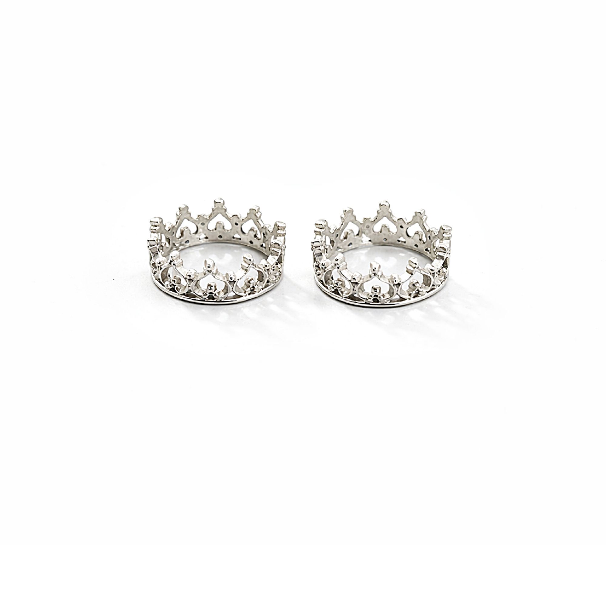 Crown Nipple Ring — Non-Piercing & Adjustable Sterling Silver — Image 1 of 8
