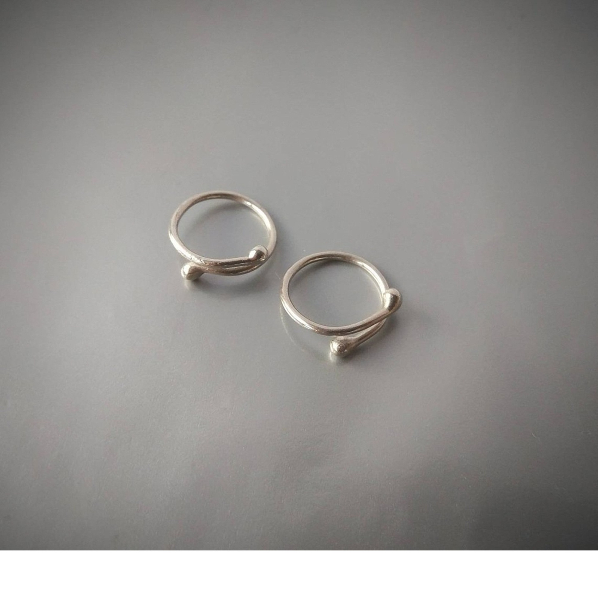 Simple Adjustable Sterling Silver Non-Piercing Nipple Rings (Pair) — Image 1 of 5