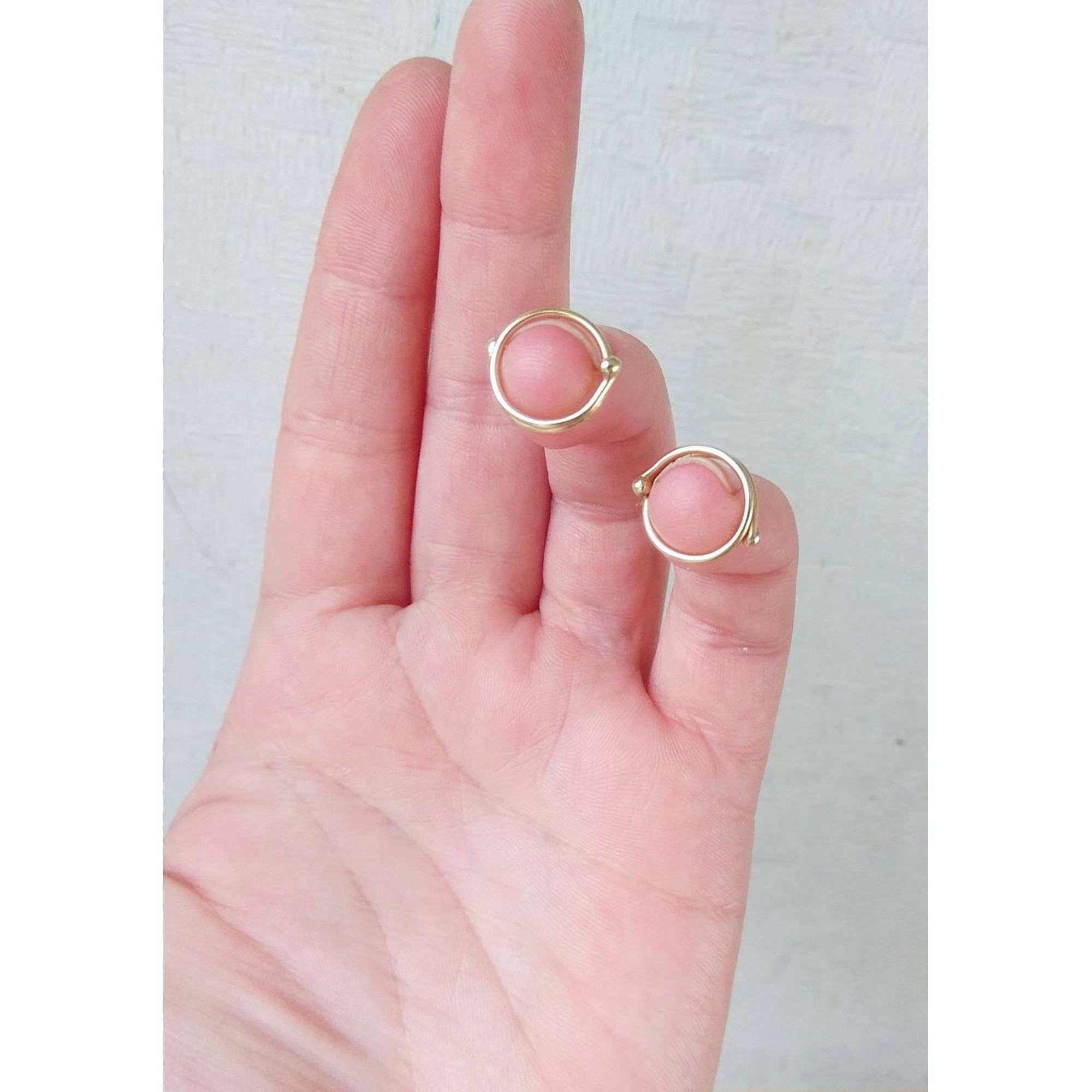Simple Adjustable Brass Non-Piercing Nipple Rings (Pair) — Image 6 of 6