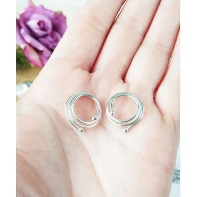 Spiral Fake Piercing | Sterling Silver Non Piercing