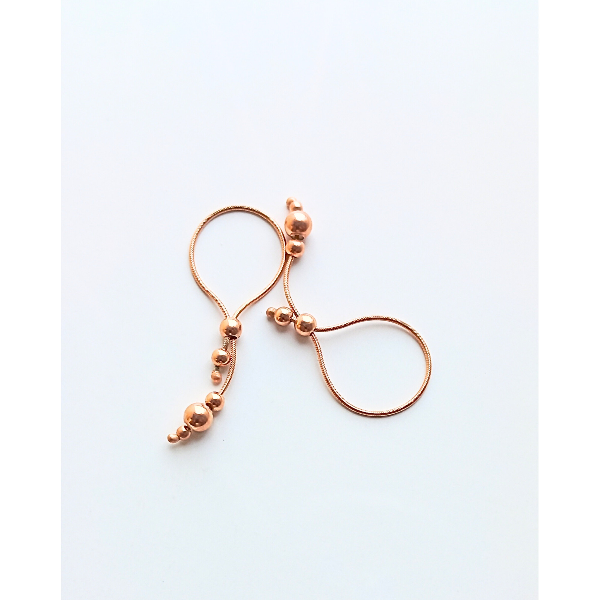 Handmade 14K Gold Plated Nipple Jewelry with Snake Chains — Image 4 of 6