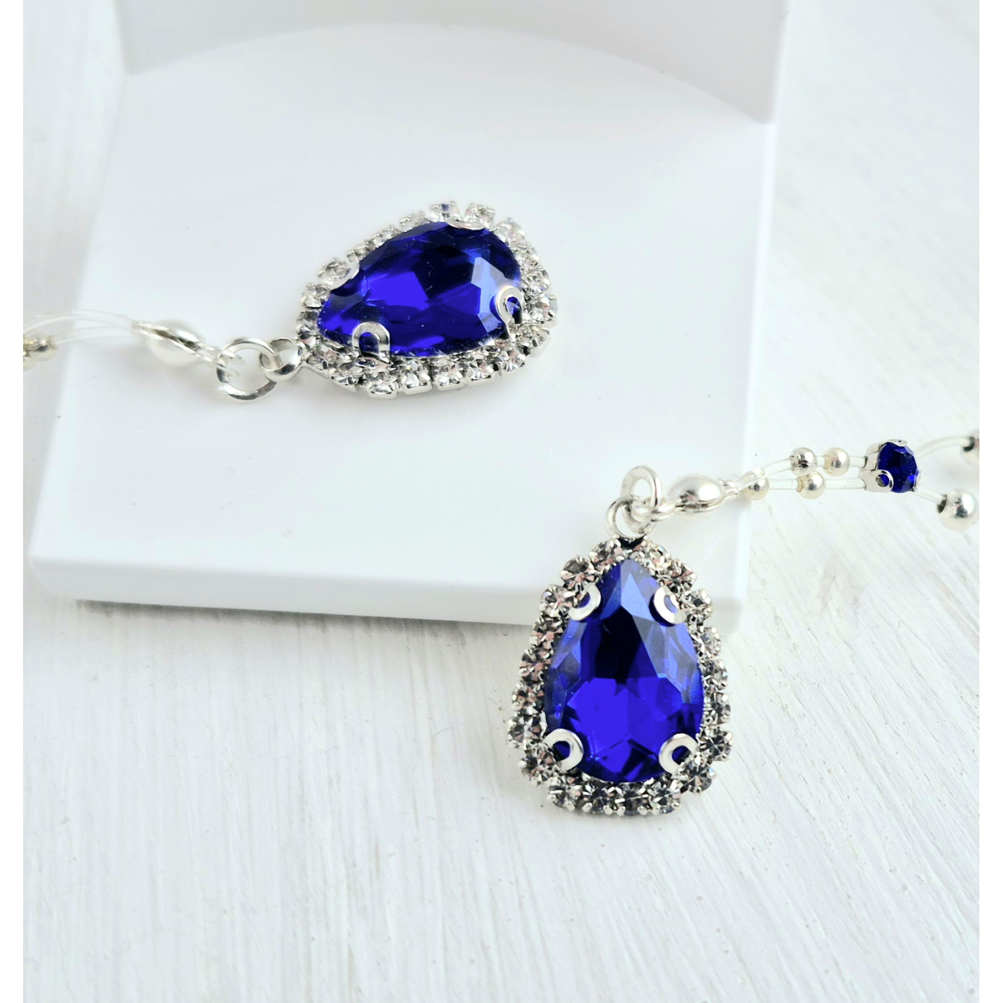 Crystal Nipple Rings – Handmade Fake Piercing with Silver Beads and Sparkling Glass Crystals, No Piercing Needed — Image 8 of 8