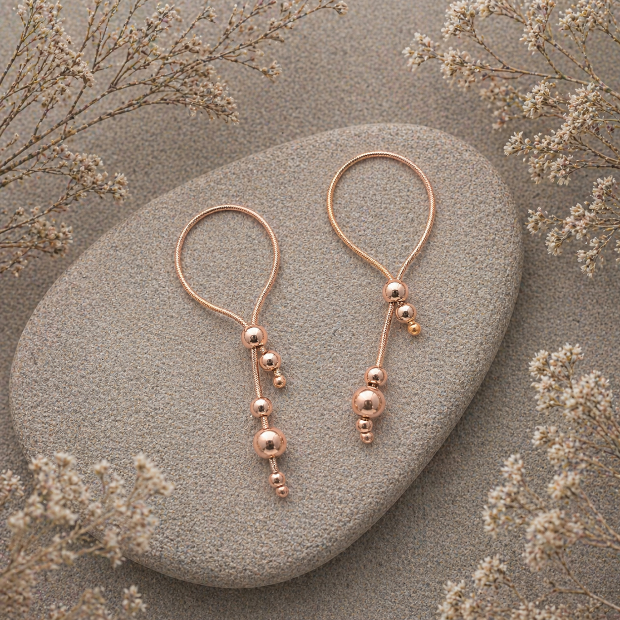 Handmade 14K Gold Plated Nipple Jewelry with Snake Chains — Image 2 of 6