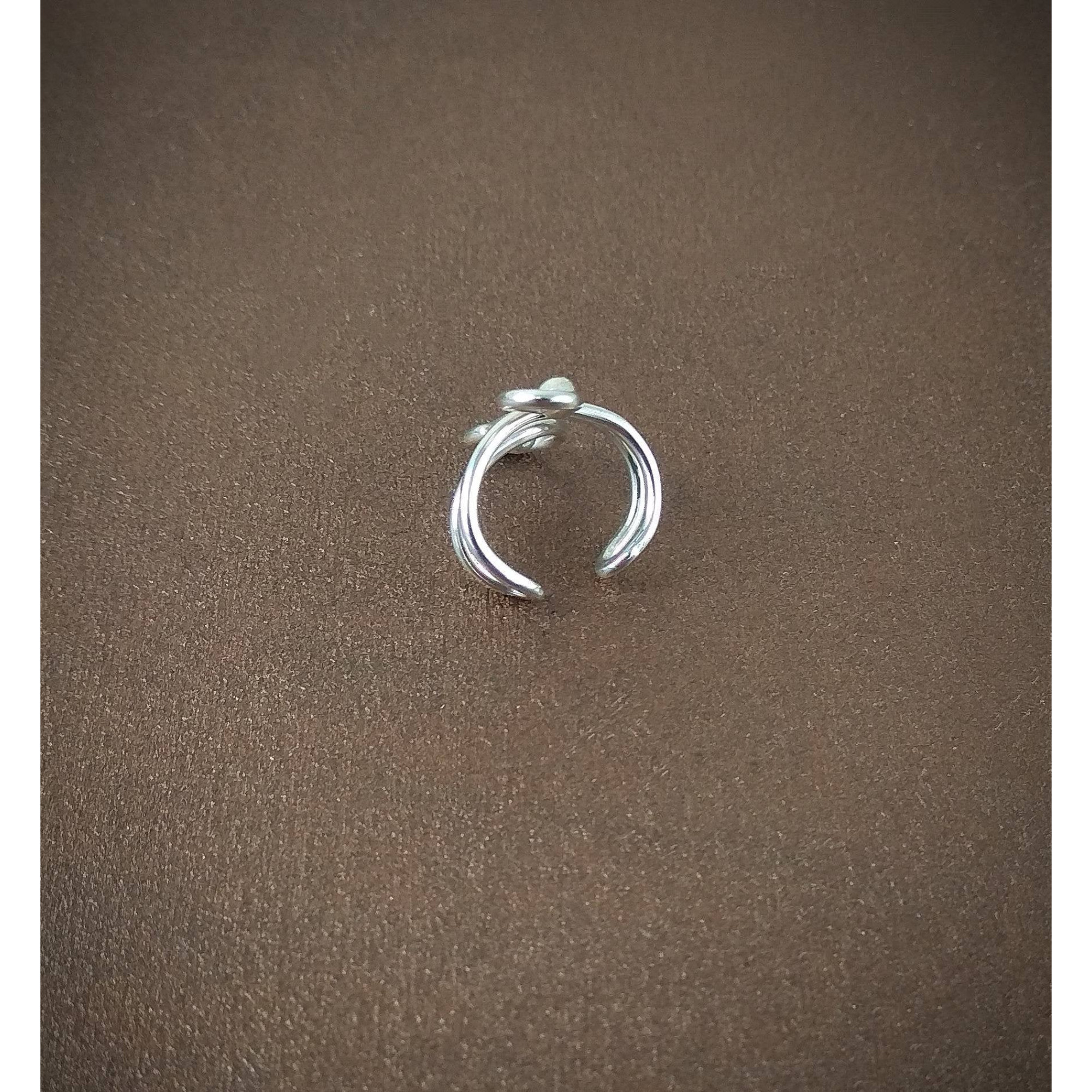Sterling silver ear cuff - No piercing Ear Cuff — Image 7 of 9