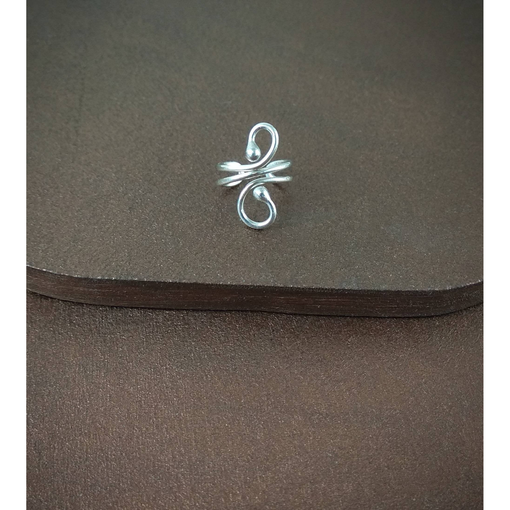 Sterling silver ear cuff - No piercing Ear Cuff — Image 9 of 9