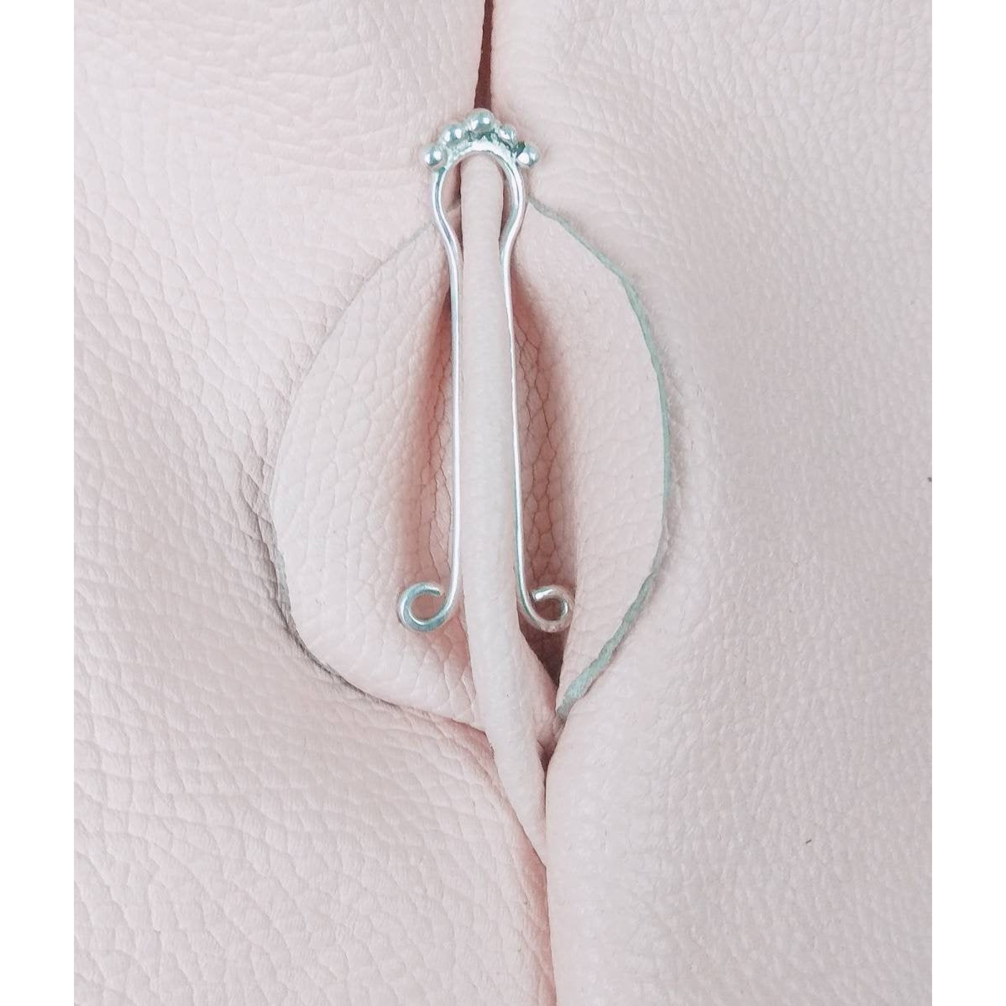 Fake Christina Piercing — Handmade Sterling Silver Non-Piercing Jewelry — Image 6 of 11