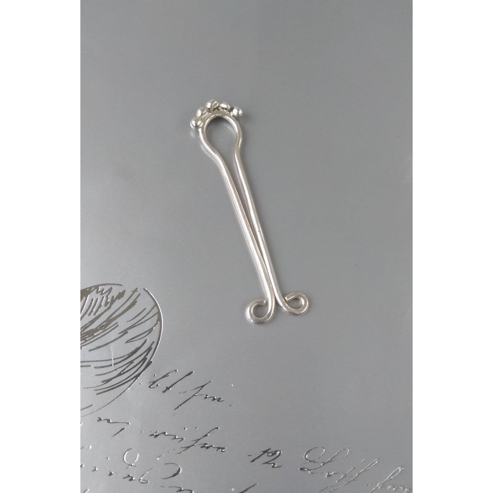 Fake Christina Piercing — Handmade Sterling Silver Non-Piercing Jewelry — Image 3 of 11