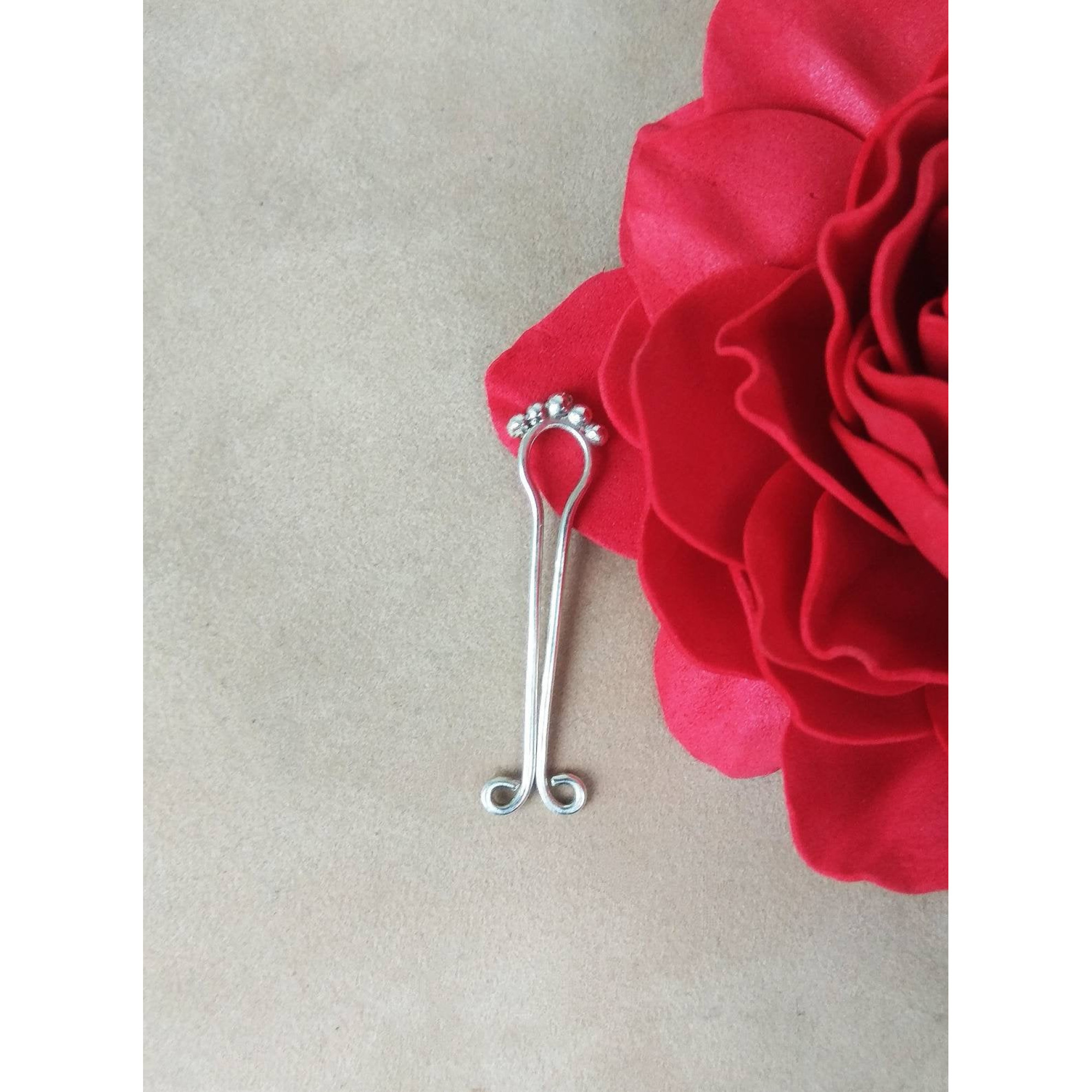 Fake Christina Piercing — Handmade Sterling Silver Non-Piercing Jewelry — Image 9 of 11