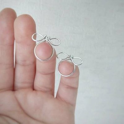 Nipple noose Non Pierrcing Silver Nipple Rings Sterling silver jewelry Solid SilverFake Piercing