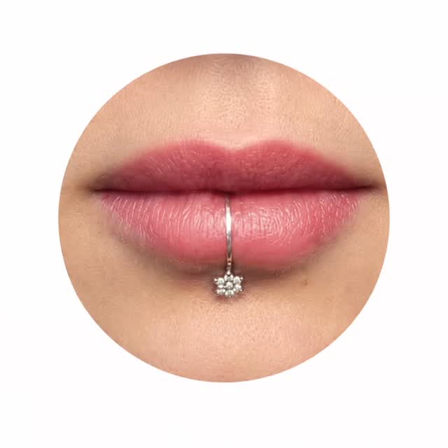 Lips rings #silversmithing #fakepiercing #silverbuds